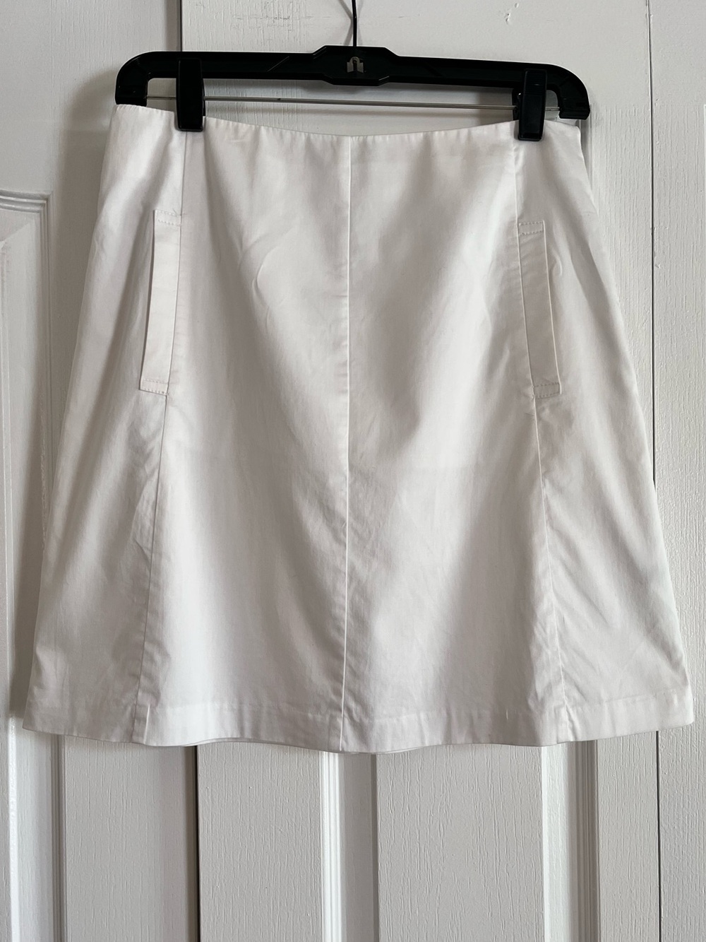 The Limited lined white skirt 4